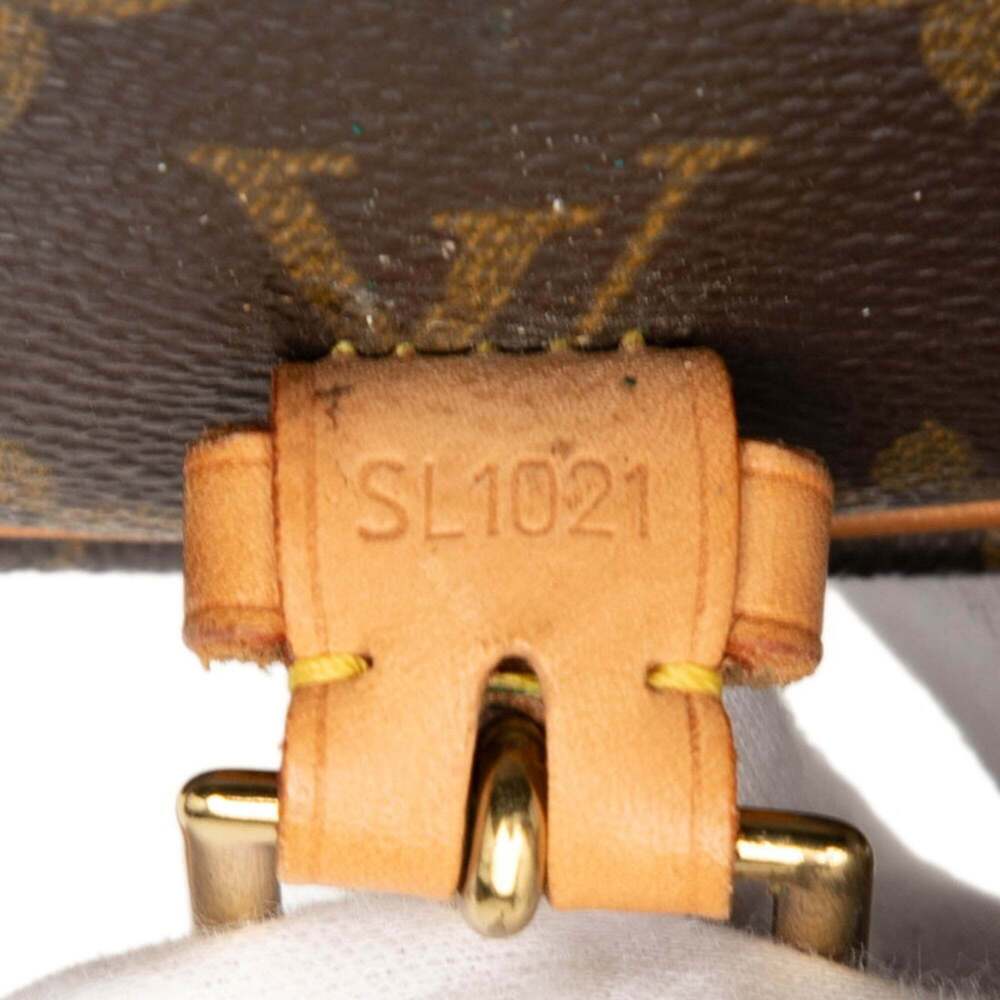 LOUIS VUITTON Authentic Brown Monogram Leather Shoulder Bag - Picture 7 of 7